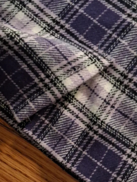 JG Hook Womens Wool Blend Plaid Purple/White/Black Lined Petite Skirt. Size 14P - Picture 7 of 11